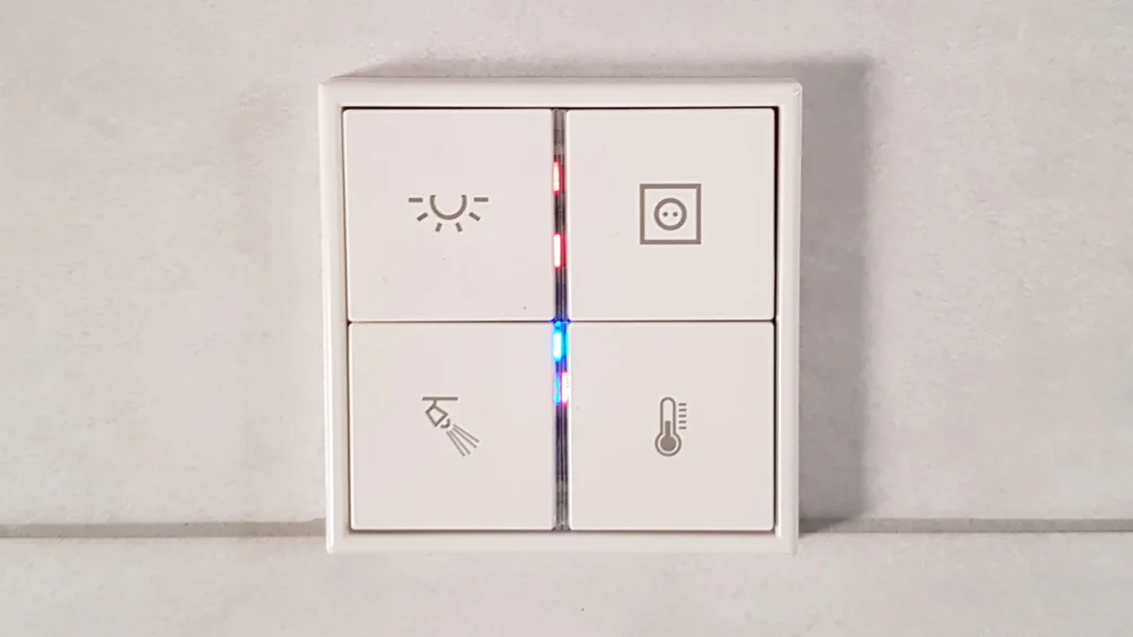 Panel KNX Jung do sterowania oświetleniem i ogrzewaniem – Mikołów